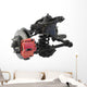 Car Suspension Wall Decal