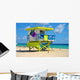 Lifeguard Tower Miami Beach Wall Decal