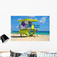 Lifeguard Tower Miami Beach Wall Decal