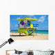 Lifeguard Tower Miami Beach Wall Decal