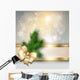 Christmas with Snowflakes and Wall Decal