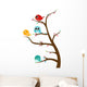 Birds Sitting Tree Wall Decal