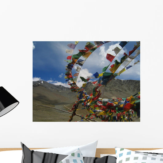 Tibetan Buddhist Payer Flags Wall Decal