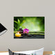 Purple Orchid Candle with Wall Decal