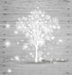 Christmas Snowflake Tree Wall Decal