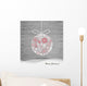 Christmas Ball with Snowflakes Wall Decal