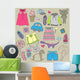 Children Clothes and Toys Wall Decal