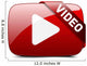Video Button Wall Decal