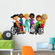 Classmates Friends with Two Wall Decal