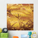 Gold Grunge Texture Wall Decal