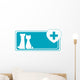Veterinary with Dog Cat Wall Decal