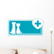 Veterinary with Dog Cat Wall Decal