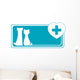 Veterinary with Dog Cat Wall Decal