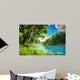 Clean Lake Green Spring Wall Decal