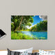 Clean Lake Green Spring Wall Decal