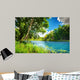 Clean Lake Green Spring Wall Decal