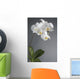 White Orchid Flower Wall Decal