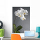 White Orchid Flower Wall Decal