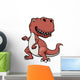 Vector Illustration Cartoon Dinosaur Wall Decal