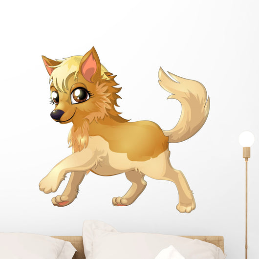 Cartoon Dog Wall Decal