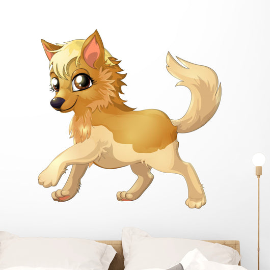 Cartoon Dog Wall Decal