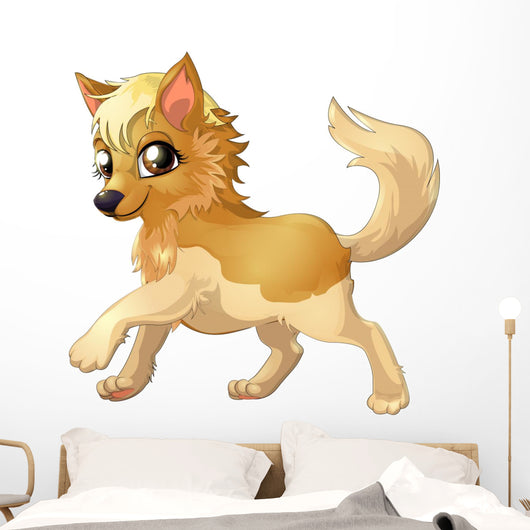 Cartoon Dog Wall Decal