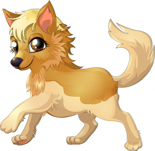 Cartoon Dog Wall Decal