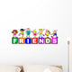 Children Friends Wall Decal