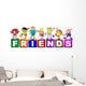Children Friends Wall Decal