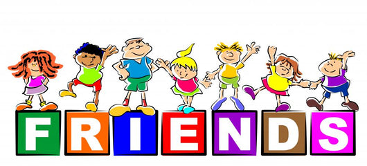 Children Friends Wall Decal