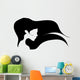 Girl with Long Hair Wall Decal