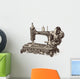 Vintage Sewing Machine Wall Decal