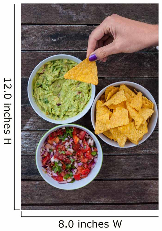 Tasty Nachos and Dips Wall Decal
