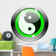 Metallic Green Glossy Icon Wall Decal