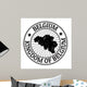 Belgium Stamp Wall Decal