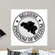 Belgium Stamp Wall Decal