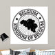 Belgium Stamp Wall Decal