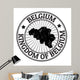Belgium Stamp Wall Decal