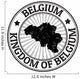 Belgium Stamp Wall Decal