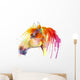 Horse Head Watercolor Painting Wall Decal