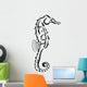 Tribal Seahorse Design Wall Decal