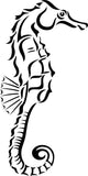 Tribal Seahorse Design Wall Decal