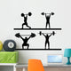 Weightlifting Wall Decal