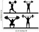 Weightlifting Wall Decal