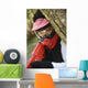 Kids Playing Paintball - Red Mask Wall Decal