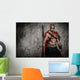 Wounded Gladiator Red Coat Wall Decal