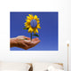 Solar Flower Hand Wall Decal
