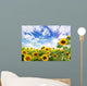 Sommer Sonnenblumen Mit Blauem Wall Decal