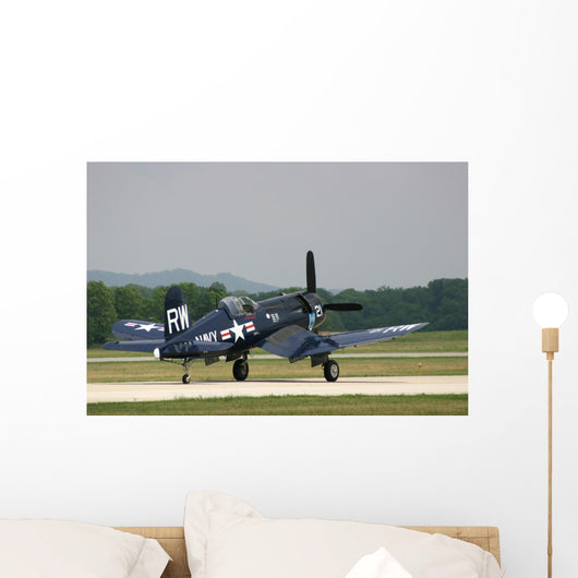 Avion Corsair Au Dcollage Wall Decal