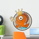 Fish King Cartoon Wall Decal